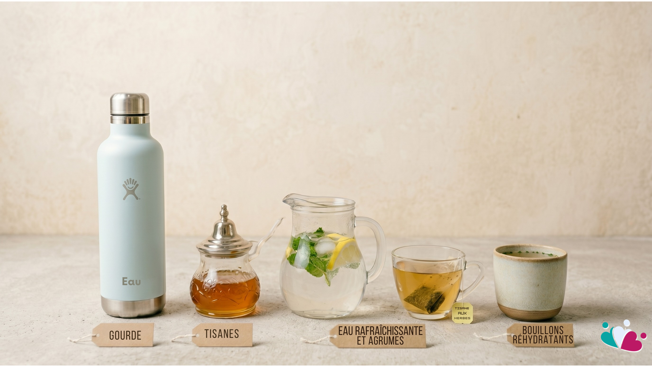Les boissons qui hydratent le mieux en p&eacute;riode de forte chaleur
