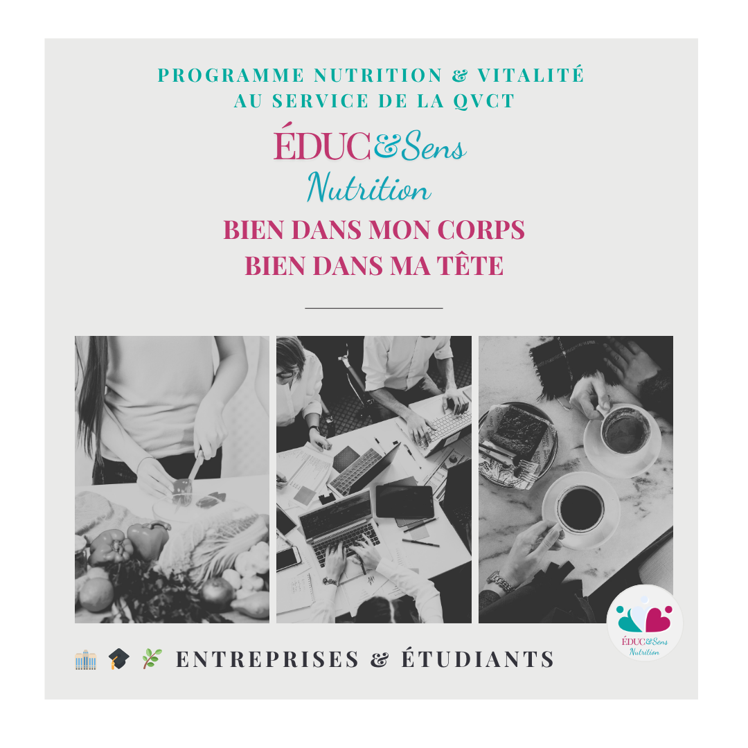 ÉDUC&Sens Nutrition, un programme numérique de nutrition et bien-être pour les entreprises et les étudiants
