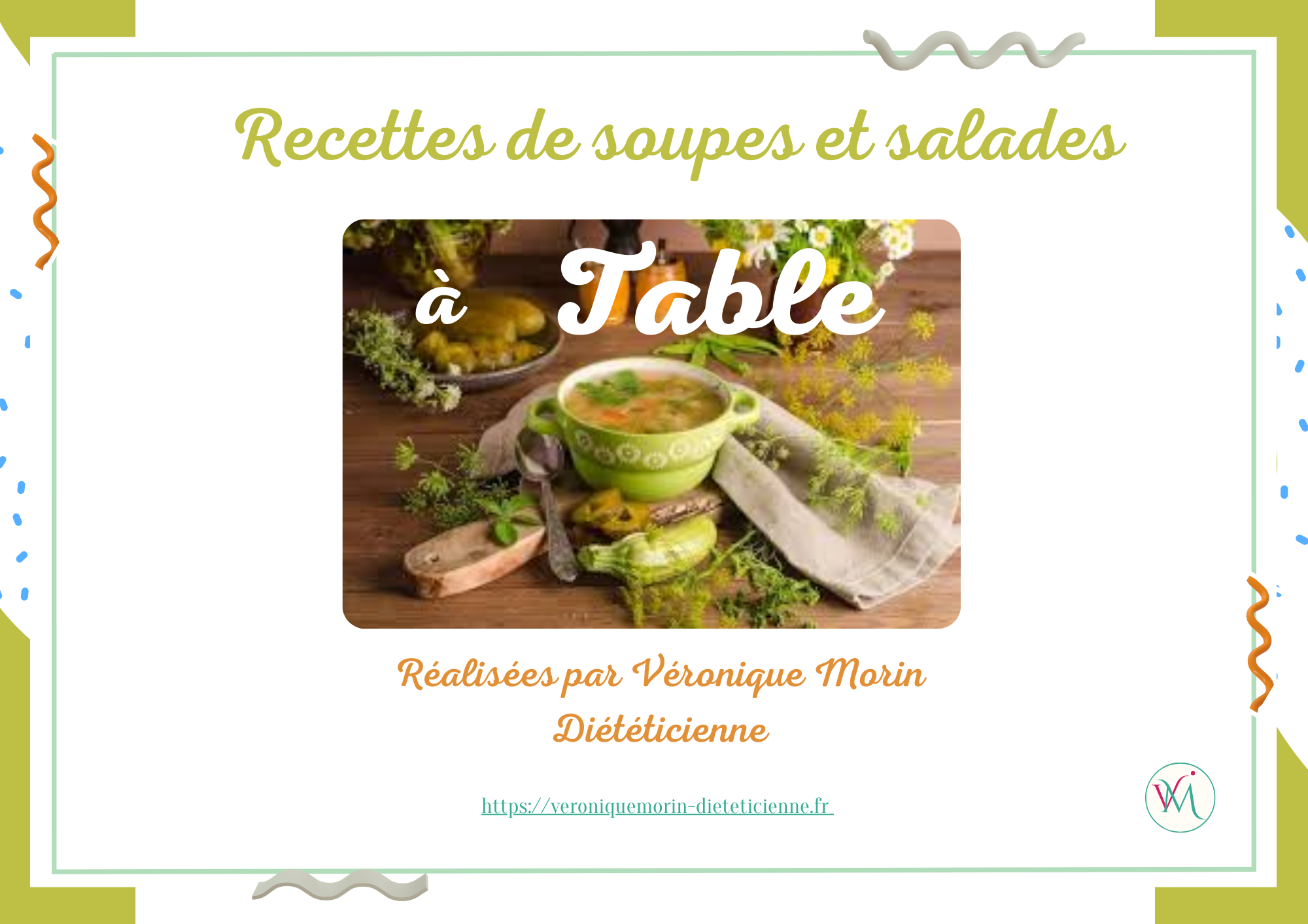 Recettes de soupes, veloutés et salades