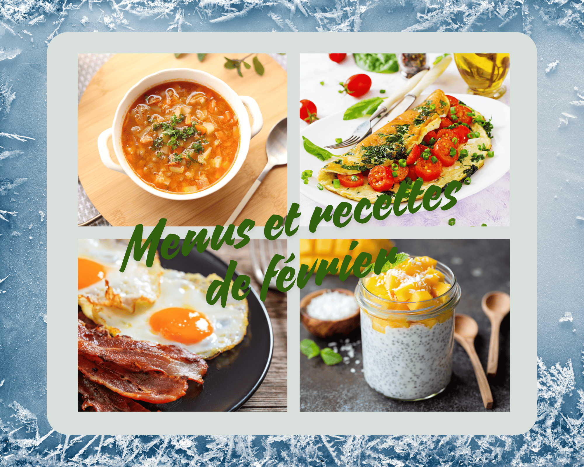 Abonnement pack de menus mensuels